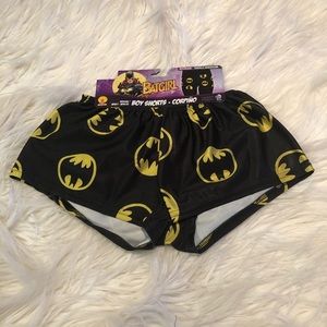 Batgirl elastic waistband boy shorts